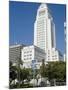 City Hall, Downtown, Los Angeles, California, USA-Ethel Davies-Mounted Photographic Print