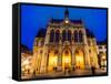 City Hall, Erfurt, Evening Mood-Frina-Framed Stretched Canvas