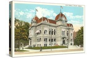 City Hall, Flint, Michigan-null-Stretched Canvas