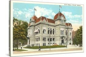 City Hall, Flint, Michigan-null-Stretched Canvas