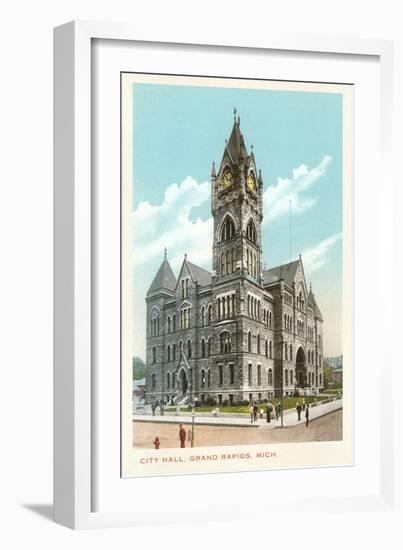 City Hall, Grand Rapids, Michigan-null-Framed Art Print