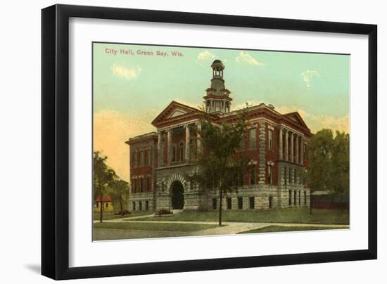 City Hall, Green Bay, Wisconsin-null-Framed Art Print