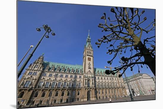 City Hall, Hamburg, Germany, Europe-Hans-Peter Merten-Mounted Photographic Print