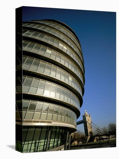 City Hall, Headquarters of the Greater London Authority, South Bank, London, England-Jean Brooks-Stretched Canvas