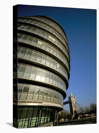 City Hall, Headquarters of the Greater London Authority, South Bank, London, England-Jean Brooks-Stretched Canvas