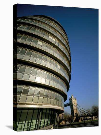 City Hall, Headquarters of the Greater London Authority, South Bank, London, England-Jean Brooks-Stretched Canvas