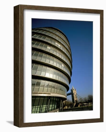City Hall, Headquarters of the Greater London Authority, South Bank, London, England-Jean Brooks-Framed Photographic Print