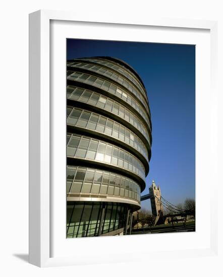 City Hall, Headquarters of the Greater London Authority, South Bank, London, England-Jean Brooks-Framed Photographic Print