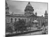 City Hall in Belfast Taking Up Almost the Whole One Side of Donegall Square-null-Mounted Photographic Print