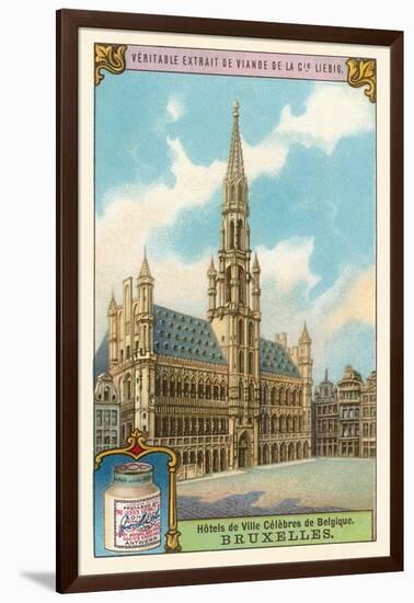 City Hall in Brussels, Belgium-null-Framed Art Print