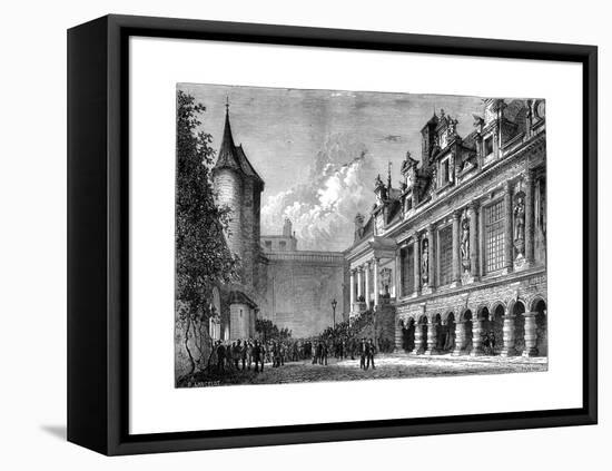 City Hall in La Rochelle, France, 1882-1884-Smeeton-Framed Stretched Canvas