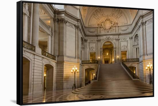City Hall in San Francisco, California, Usa-Chuck Haney-Framed Stretched Canvas