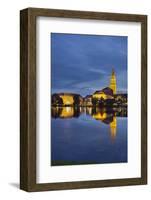 City Hall, 'Kleiner Kiel' (Canal), Kiel, Schleswig-Holstein, Germany-Rainer Mirau-Framed Photographic Print