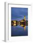 City Hall, 'Kleiner Kiel' (Canal), Kiel, Schleswig-Holstein, Germany-Rainer Mirau-Framed Photographic Print