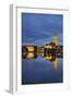 City Hall, 'Kleiner Kiel' (Canal), Kiel, Schleswig-Holstein, Germany-Rainer Mirau-Framed Photographic Print