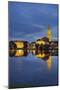 City Hall, 'Kleiner Kiel' (Canal), Kiel, Schleswig-Holstein, Germany-Rainer Mirau-Mounted Photographic Print