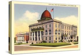 City Hall, Little Rock, Arkansas-null-Stretched Canvas