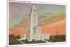 City Hall, Los Angeles, California-null-Mounted Premium Giclee Print