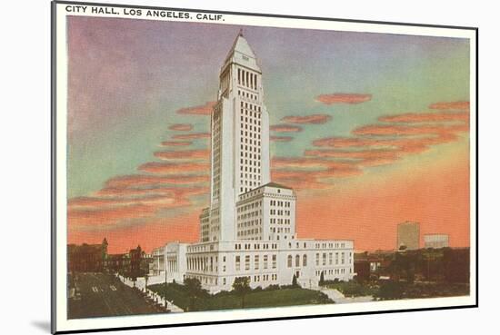 City Hall, Los Angeles, California-null-Mounted Art Print