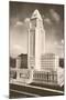 City Hall, Los Angeles, California-null-Mounted Art Print