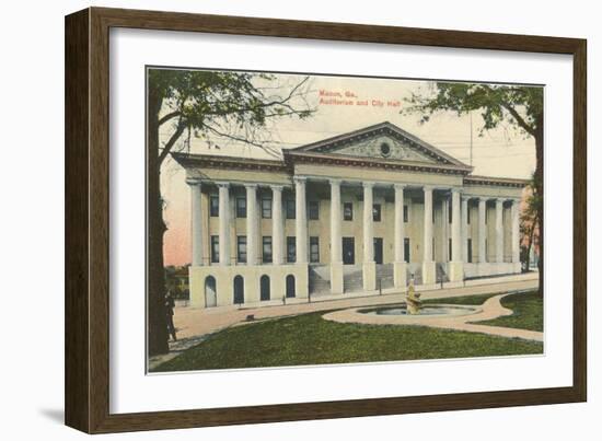 City Hall, Macon, Georgia-null-Framed Art Print