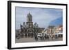 City Hall, Main Square, Local Cyclists, Delft, Holland, Europe-James Emmerson-Framed Photographic Print