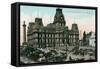 City Hall, Market Place, Montreal, Canada-null-Framed Stretched Canvas