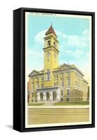 City Hall, Montpelier, Vermont-null-Framed Stretched Canvas