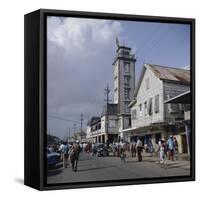 City Hall, New Amsterdam, Guyana-null-Framed Stretched Canvas