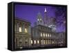 City Hall, New York City, New York, USA-John Ross-Framed Stretched Canvas