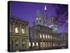 City Hall, New York City, New York, USA-John Ross-Stretched Canvas