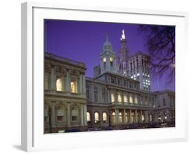 City Hall, New York City, New York, USA-John Ross-Framed Photographic Print