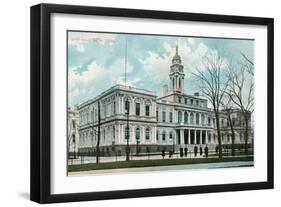 City Hall, New York City-null-Framed Art Print