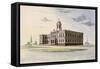 City Hall, New York-Alexander Jackson Davis-Framed Stretched Canvas