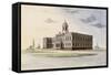 City Hall, New York-Alexander Jackson Davis-Framed Stretched Canvas