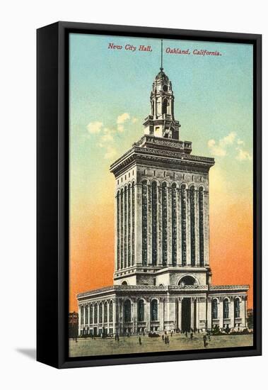 City Hall, Oakland-null-Framed Stretched Canvas