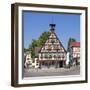 City Hall of Uhlbach, Part of Town of Stuttgart, Baden Wurttemberg, Germany-Markus Lange-Framed Photographic Print