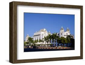 City Hall, Old City, Yangon (Rangoon), Myanmar (Burma), Asia-Nathalie Cuvelier-Framed Photographic Print