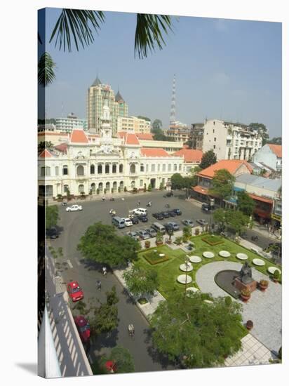 City Hall, Old Hotel De Ville, Ho Chi Minh City (Saigon), Vietnam, Southeast Asia-Christian Kober-Stretched Canvas