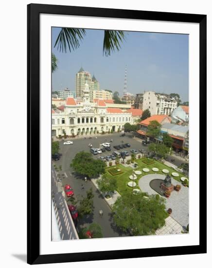 City Hall, Old Hotel De Ville, Ho Chi Minh City (Saigon), Vietnam, Southeast Asia-Christian Kober-Framed Photographic Print