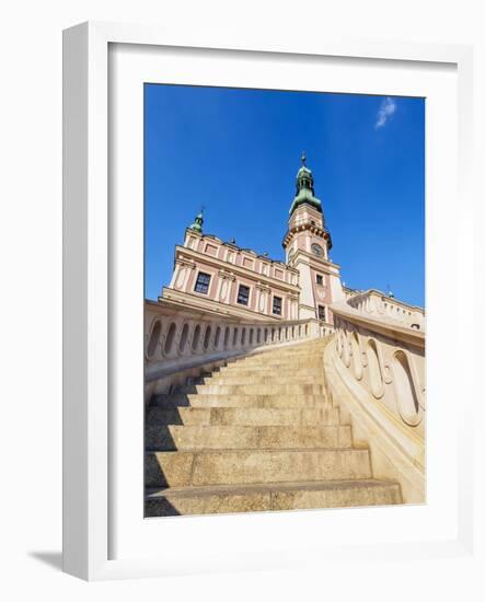 City Hall, Old Town, UNESCO World Heritage Site, Zamosc, Lublin Voivodeship, Poland, Europe-Karol Kozlowski-Framed Photographic Print