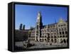 City Hall on Marienplatz, Munich, Bavaria, Germany, Europe-Yadid Levy-Framed Stretched Canvas