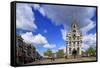 City Hall on the Market Square of Gouda, South Holland, Netherlands, Europe-Hans-Peter Merten-Framed Stretched Canvas