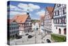 City Hall on the Marketplace, Backnang, Baden Wurttemberg, Germany-Markus Lange-Stretched Canvas