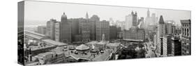 City Hall Panorama, New York-null-Stretched Canvas