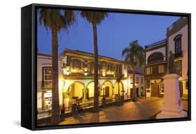 City Hall, Plaza De Espagna, Santa Cruz De La Palma, La Palma, Canaries, Spain-Katja Kreder-Framed Stretched Canvas