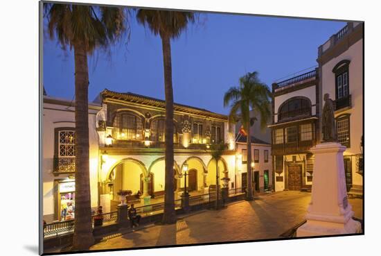 City Hall, Plaza De Espagna, Santa Cruz De La Palma, La Palma, Canaries, Spain-Katja Kreder-Mounted Photographic Print