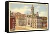 City Hall, Portland, Maine-null-Framed Stretched Canvas