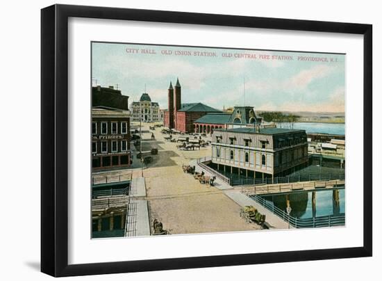 City Hall, Providence, Rhode Island-null-Framed Art Print