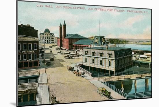 City Hall, Providence, Rhode Island-null-Mounted Art Print